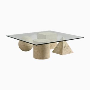 Table Basse Metafora par Lella & Massimo Vignelli pour Casigliani, 1980s