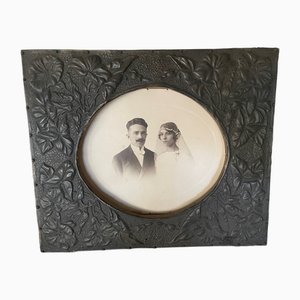 Embossed Copper Photo Frame
