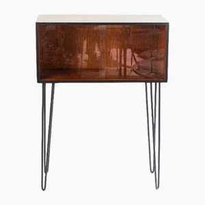 Vitrine Moderne Mid-Century en Vert Sauge
