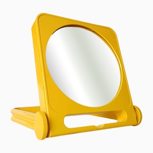 Double Yellow Mirror by Roberto Maderna for Gedy, Italy, 1970s