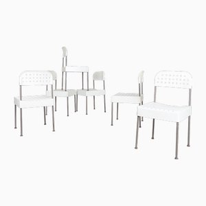 Box Chairs by Enzo Mari for Castelli / Anonima Castelli, 1976, Set of 6