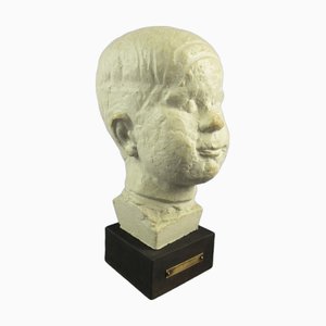 Statue d'Enfant en Lithocéramique par Lorenzo Pepe pour Piccinelli, 20ème Siècle