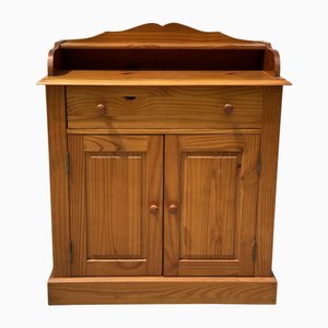 Small Vintage Pine Storage Unit with Secretaire