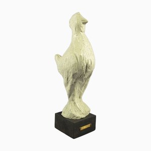 Lithoceramic Statue of Rooster by Gino Cosentino for Piccinelli, 20th Century
