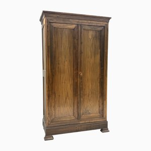 Großer antiker Biedermeier Kleiderschrank aus Holz