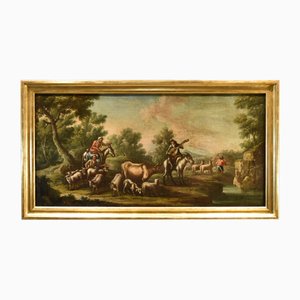 Christian Reder, Landscape, 1700, Oil on Canvas