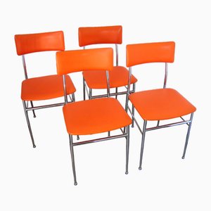 Vintage Chairs, 1980s, Set of 4