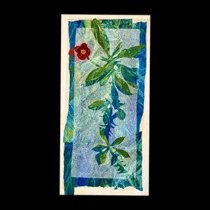 Maria Donata Papadia, Dornenkrone, Mixed Media Papiercollage