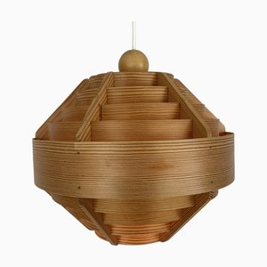 Lampe à Suspension T-510 en Pin par Hans-Agne Jakobsson pour Ab Markaryd, 1960s