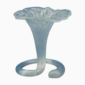 Jarrón Cornucopia Art Déco vintage de vidrio de Fulvio Bianconi, años 20