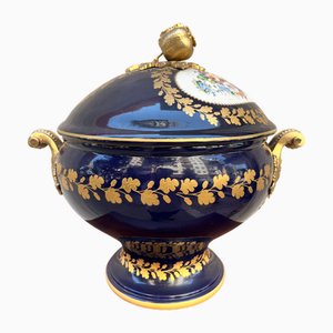 Vintage Ceramic with Lid, 1890s