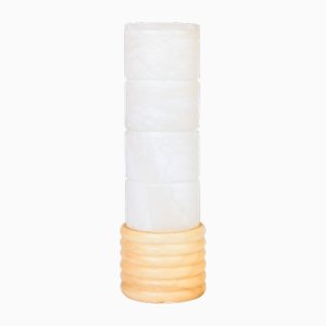 Brutalist Alabaster Table Lamp, Spain, 1970s