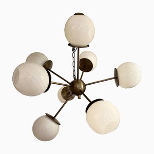 Italian Burnished Sputnik Hanging Light by Simoeng