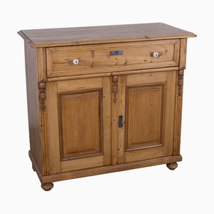 Base de Commode Antique en Pin Décapé et Ciré, 1898