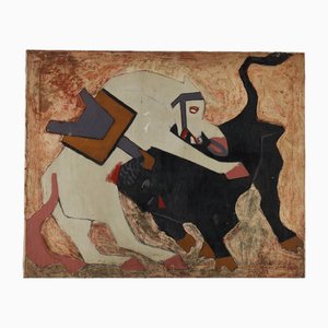 Orazi, Composition, Oil on Canvas