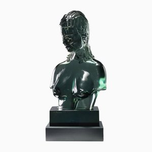 Colofonia Loredano, Busto de Mujer Joven, Vidrio