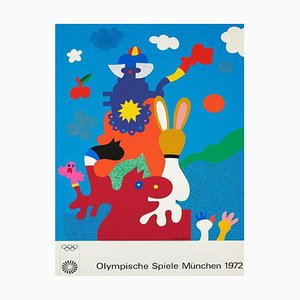 Munich Olympic Games Poster by Otmar Alt, 1972