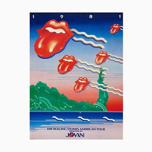 Poster del tour americano dei Rolling Stones, 1981