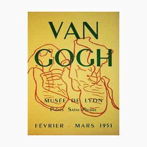 Affiche Vincent Van Gogh au Musée de Lyon, 1951