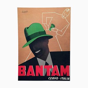Bantam Poster by Gino Boccasile, 1936