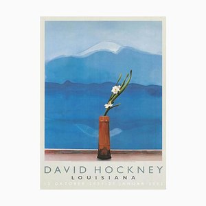 Mount Fuji and Flowers by David Hockney Poster from Louisiana Gallery, 2001
