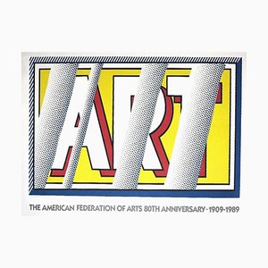 Roy Lichtenstein at American Federation of Arts Poster, 1988