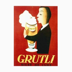 Biere De Luxe Grutli Poster, 1980