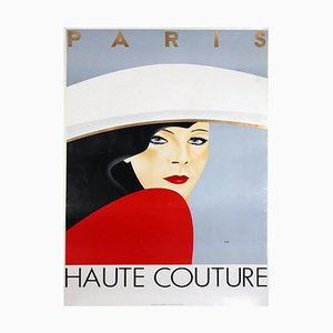 Haute Couture Paris Poster by Razzia, 1982