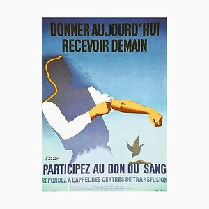 Take Part in Blood Donation Poster, 1950