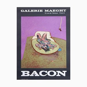 Personnage Couche by Francis Bacon Exhibition Poster, 1966
