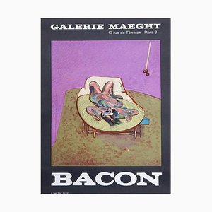 Personnage Couche by Francis Bacon Exhibition Poster, 1966