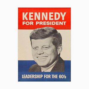 Kennedy for President Leadership for the 60's Poster, 1960