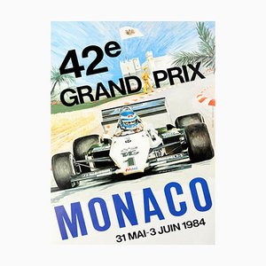 Monaco Grand Prix Poster, 1984