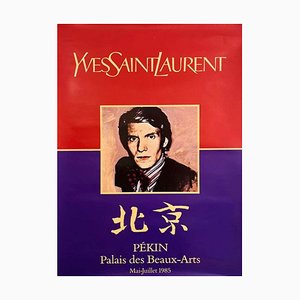 Yves Saint Laurent at Beijing Palace of Fine Arts Poster, 1985