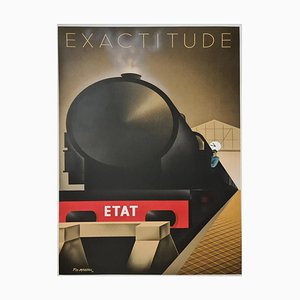 Exactitude Poster by Fix Masseau, 1982