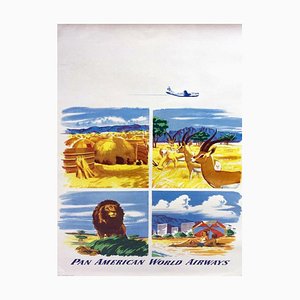Poster from Pan American World Airways, 1951