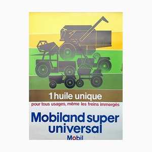 Mobiland Super Universal Poster from Mobil Oil, 1962
