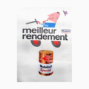 Better Performance Poster from Mobil Oil, 1962