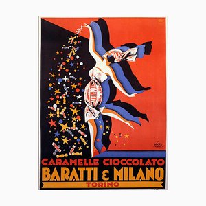 Baratti E. Milano Torino Poster, 1950