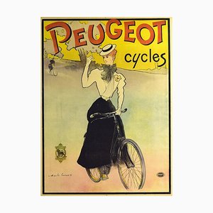 Original Vintage Peugeot Cycles Lucas Poster, 1897