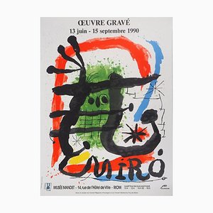 Poster del Museo Joan Miro Mandet, 1990