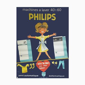 Philips Machines a Laver Poster, 1960