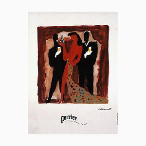 Perrier Villemot Poster, 1980