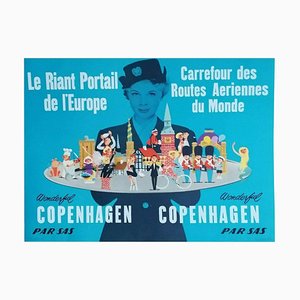 Sas Copenhagen Poster, 1956