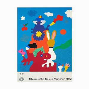 Munich Olympic Games Otmar Alt Poster, 1972