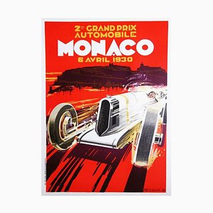 Monaco Grand Prix Poster, 1930