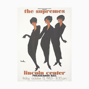 The Supremes - Lincoln Center Poster, 1969