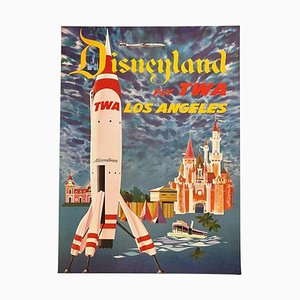 Twa - Affiche Disneyland, 1955