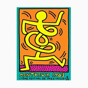 Keith Haring Montreux Jazz Festival Set of Three Poster, 1983