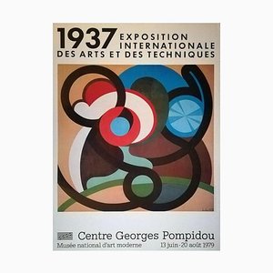 Pompidou Centre Poster by Auguste Herbin, 1979